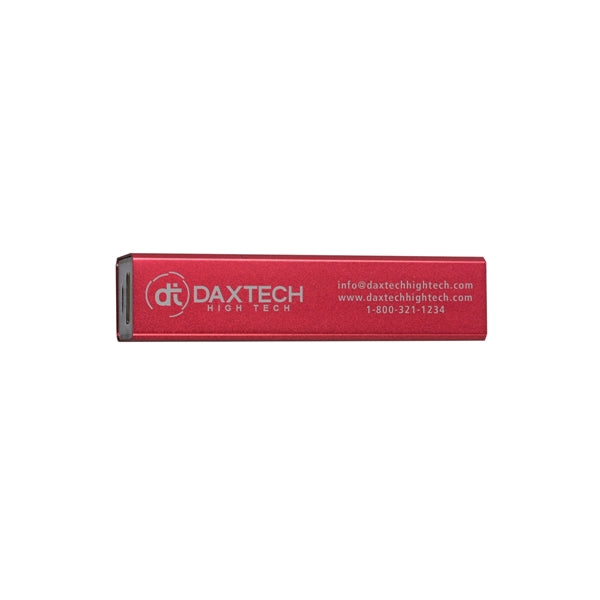 UL Listed Aluminium 2200 mAh Lithium Ion Portable Power Bank