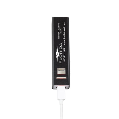 UL Listed Aluminium 2200 mAh Lithium Ion Portable Power Bank