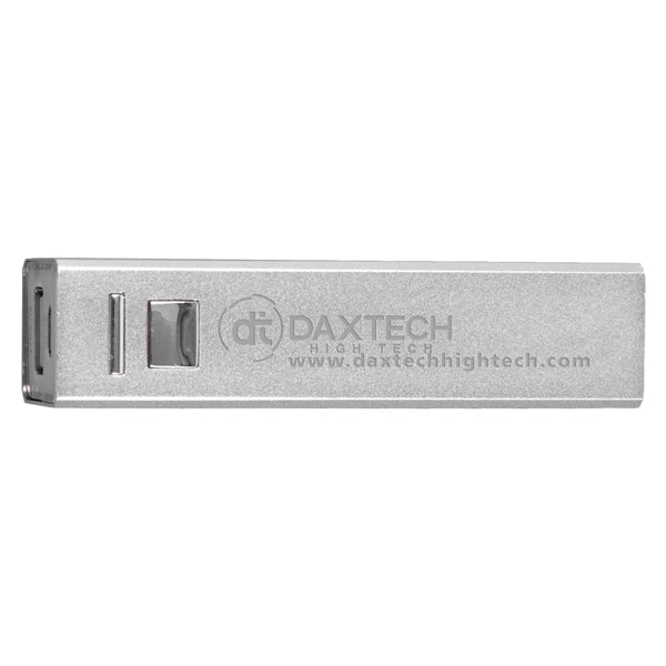 UL Listed Aluminium 2200 mAh Lithium Ion Portable Power Bank