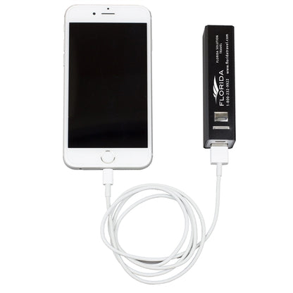UL Listed Aluminium 2200 mAh Lithium Ion Portable Power Bank