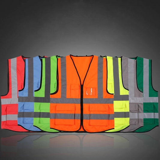 Safey Reflective Vest With Pockets