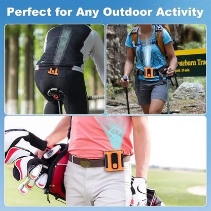 Portable Waist Fan with LED light
