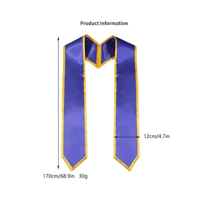 70" Graduation Sash & Shiny Satin
