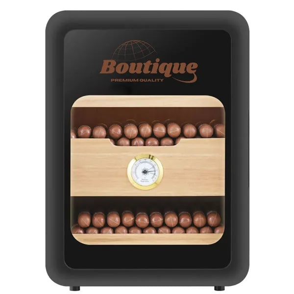 21L Cigar  Desktop Humidor Cabinet W/ Hygrometer