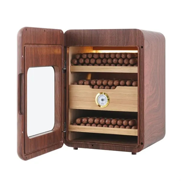 21L Cigar  Desktop Humidor Cabinet W/ Hygrometer
