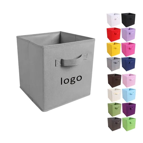 Multiple Colors Foldable Non Woven Fabric Storage Box