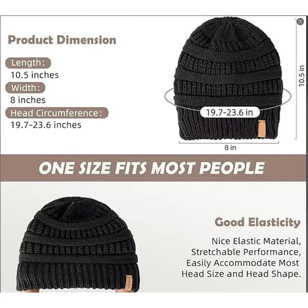 Satin Lined Beanie for Women