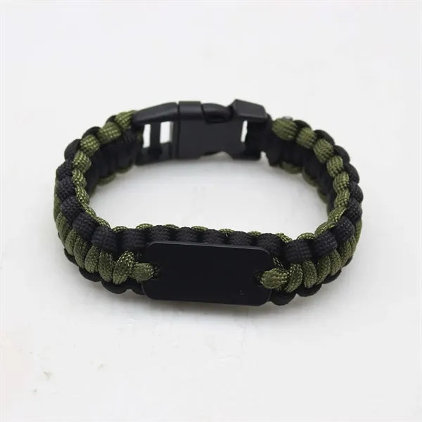 Braided Paracord Bracelet Emergencies Survival Wristband