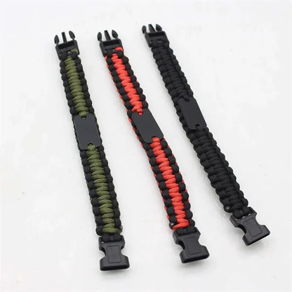 Braided Paracord Bracelet Emergencies Survival Wristband