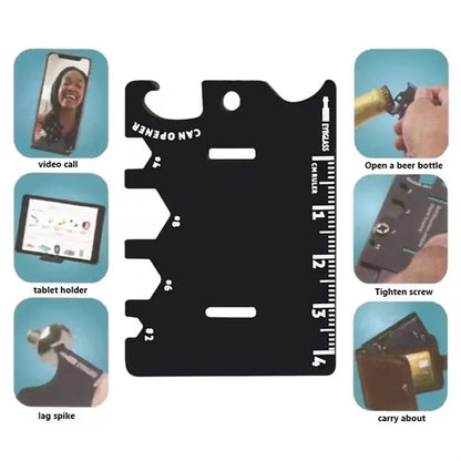 10 In 1 Bottle Opener Phone Holder Bracket Folding Card