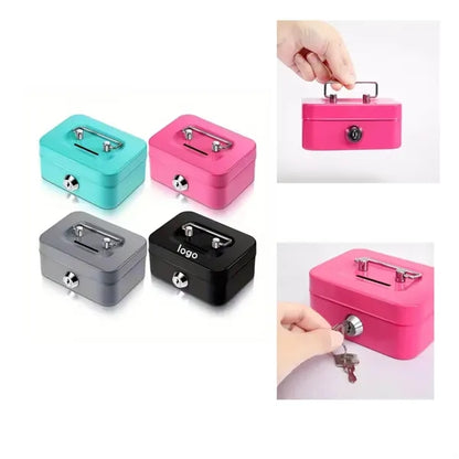 Mini Money Safe Lockable Cash Box With Key