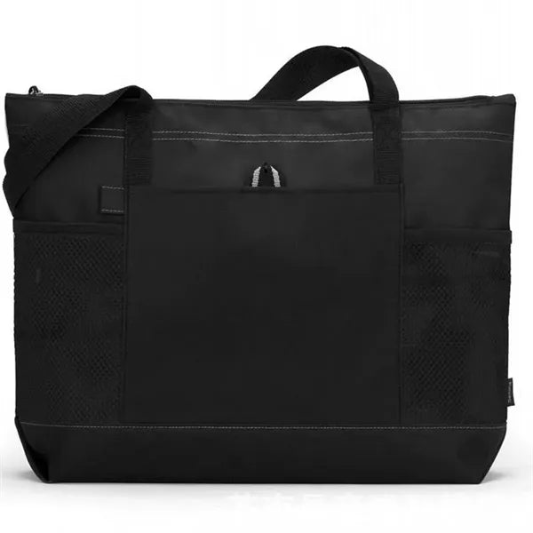 Zippered Tote Royal Blue One Size Travel Bags