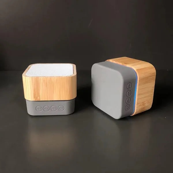 Customizable Bamboo Portable Bluetooth Brown Speakers