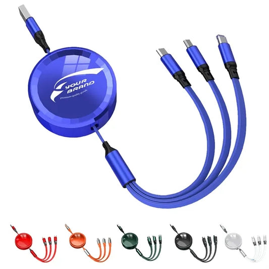 Fast Cord For iOS/Type-C/Micro-USB Multi Charging Cable