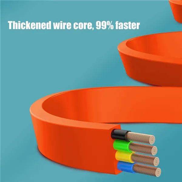 Fast Cord For iOS/Type-C/Micro-USB Multi Charging Cable