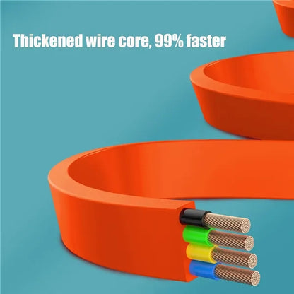 Fast Cord For iOS/Type-C/Micro-USB Multi Charging Cable