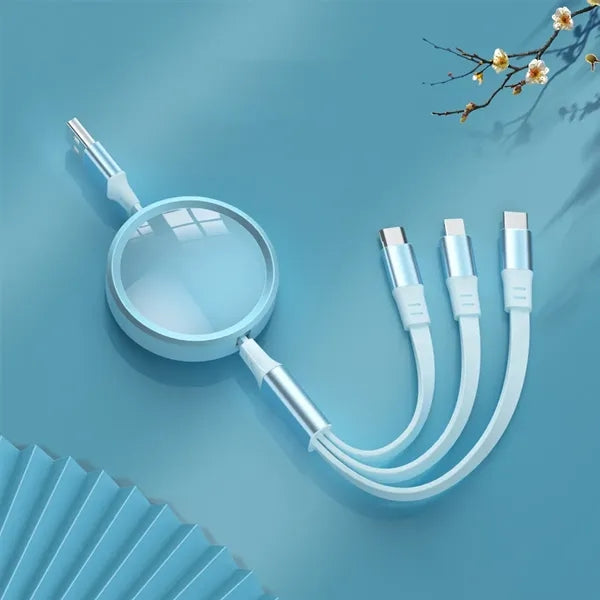 Fast Cord For iOS/Type-C/Micro-USB Multi Charging Cable
