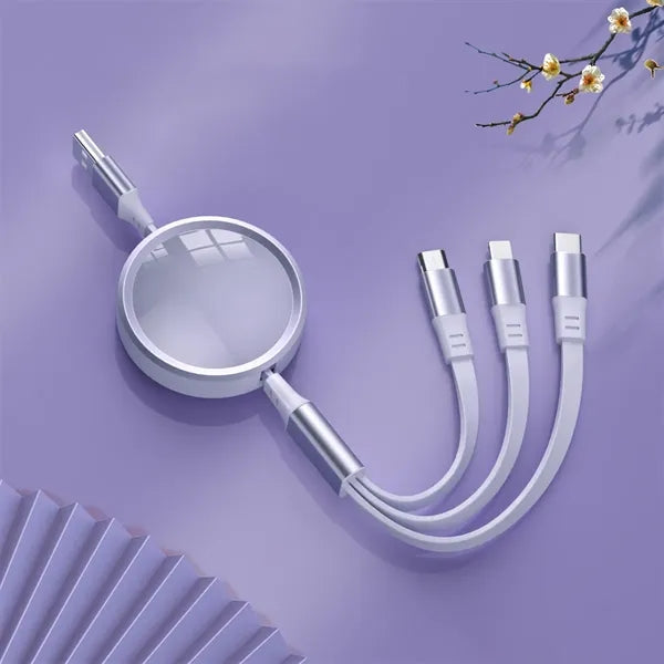Fast Cord For iOS/Type-C/Micro-USB Multi Charging Cable