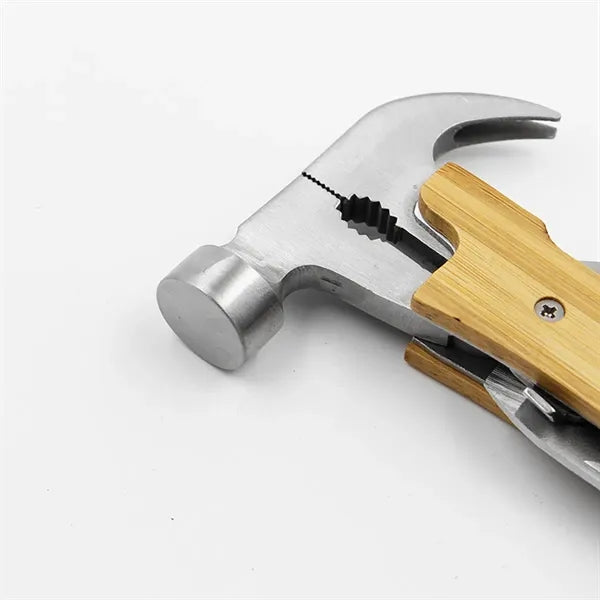 Outdoor Multi-Funciton Wood Handle Hammer Gear Tools