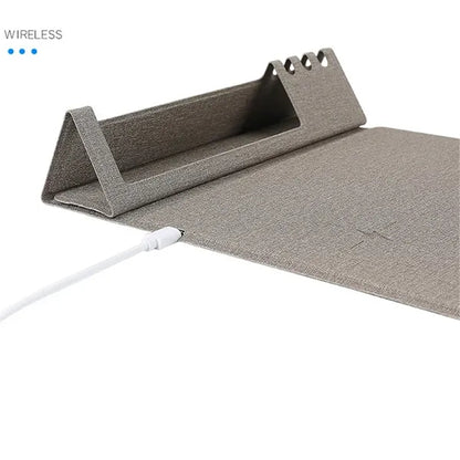 Wireless Charging Gaming Mouse Pad Foldable for Office Home
