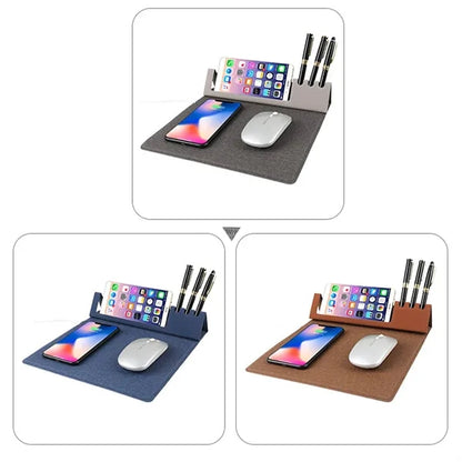 Wireless Charging Gaming Mouse Pad Foldable for Office Home