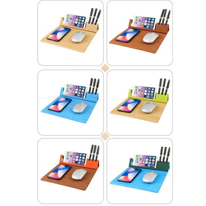 Wireless Charging Gaming Mouse Pad Foldable for Office Home