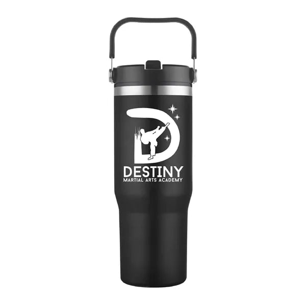 30 oz. Double Wall Stainless Steel Tumbler w/ Carrier