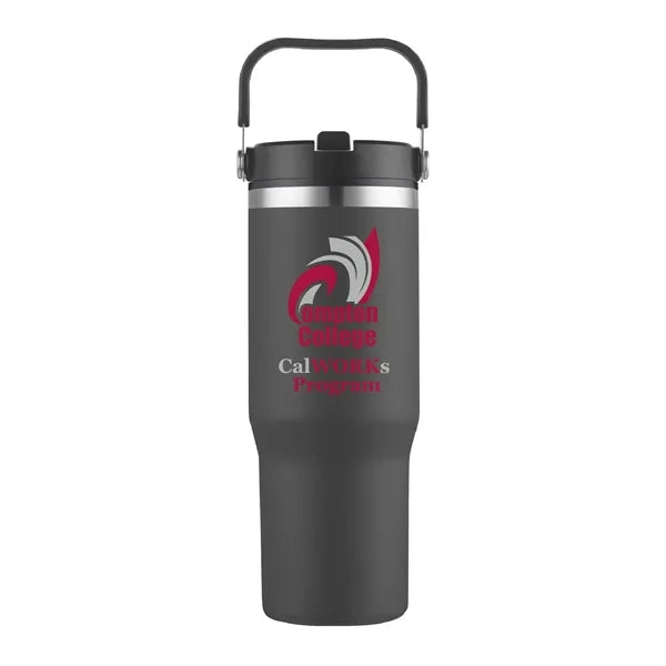 30 oz. Double Wall Stainless Steel Tumbler w/ Carrier