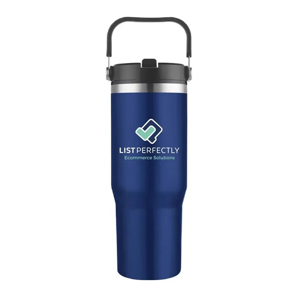 30 oz. Double Wall Stainless Steel Tumbler w/ Carrier