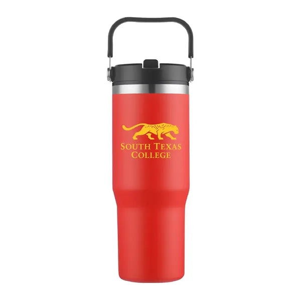 30 oz. Double Wall Stainless Steel Tumbler w/ Carrier