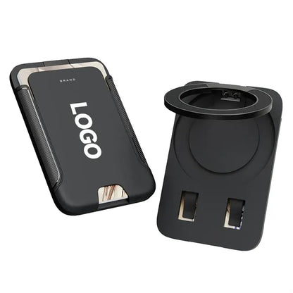 Magnetic Card Holder With Rotating Bracket