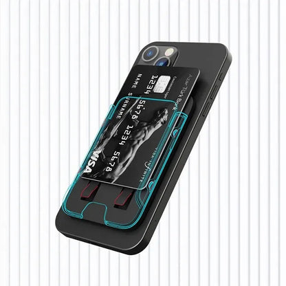 Magnetic Card Holder With Rotating Bracket