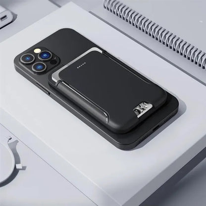 Magnetic Card Holder With Rotating Bracket