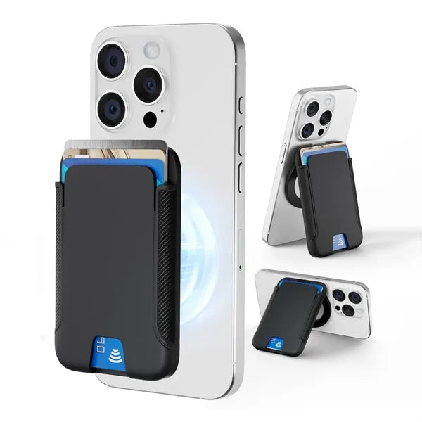 Magnetic Card Holder With Rotating Bracket