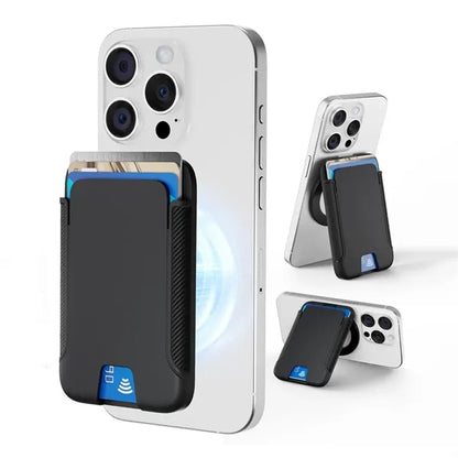 Magnetic Card Holder With Rotating Bracket