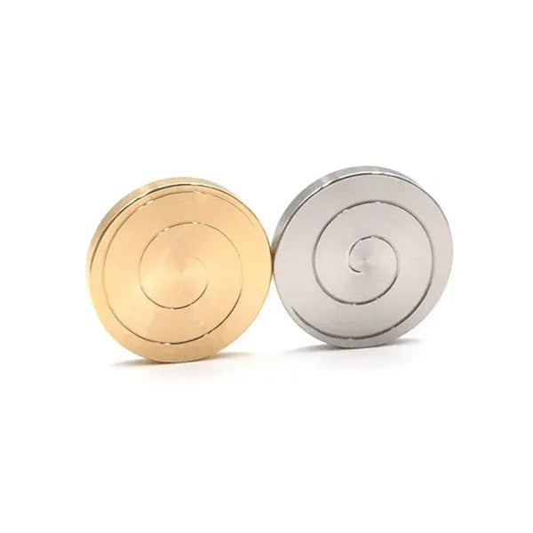 Metal Flowing Spiral Coin Desk Toy