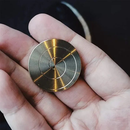 Metal Flowing Spiral Coin Desk Toy