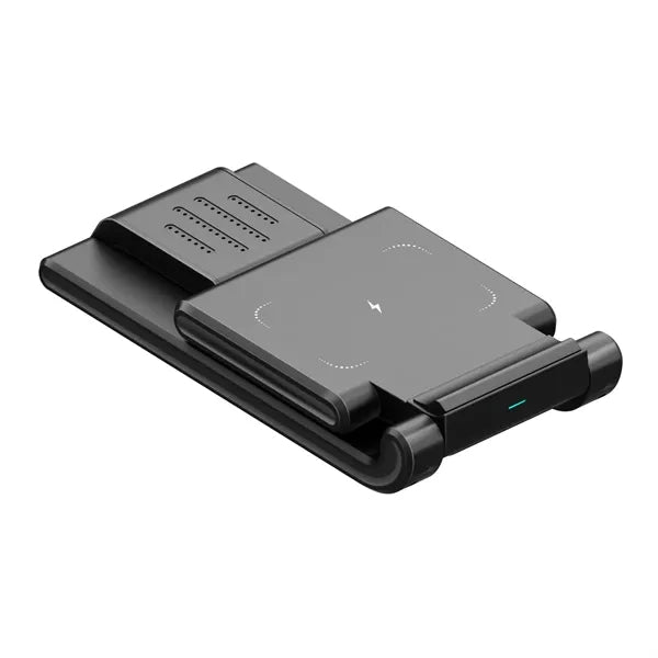 3 in 1 Folding Wireless Charger Multi-function Phone Holder