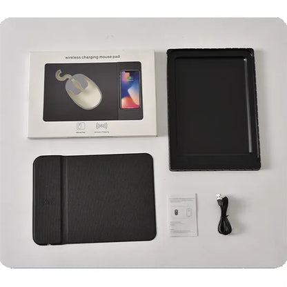 15W Wireless Fast Charging Folding Stand Mouse Pad