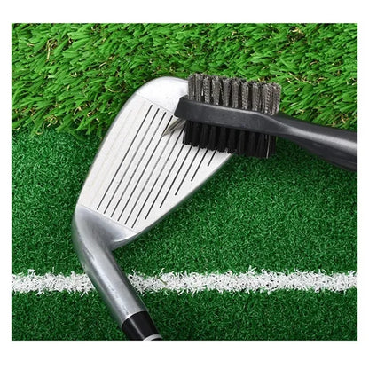 Golf Club Brush Groove Cleaner with Retractable Zip-line
