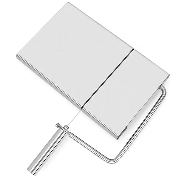 Stainless Steel Cheese Slicer Cutter W/ Accurate Size Scale