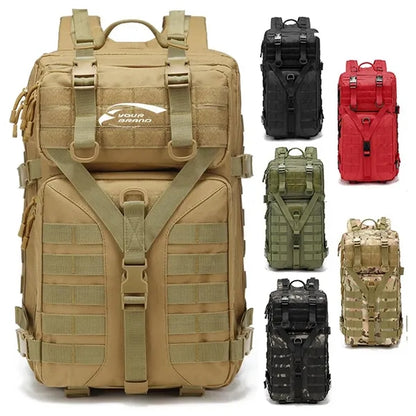 45L Hiking Travel Sport Large Tactical Military DIY Backpack