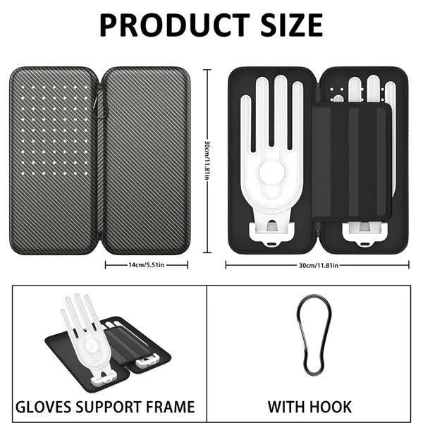 Performance Golf Gloves Holder Case Protect Keep Dry