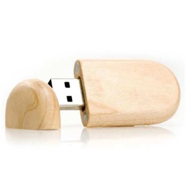 Kenai Wood USB Flash Drive w/ Key Ring