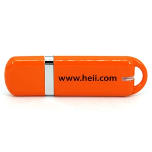 Glacier Plastic USB Flash Drives w/ Custom Logo