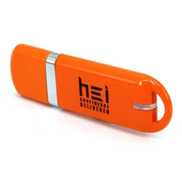 Glacier Plastic USB Flash Drives w/ Custom Logo