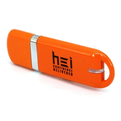 Glacier Plastic USB Flash Drives w/ Custom Logo