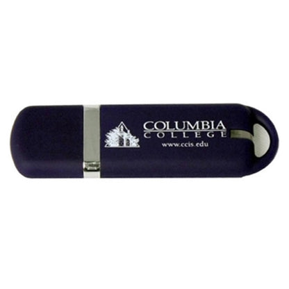 Glacier Plastic USB Flash Drives w/ Custom Logo