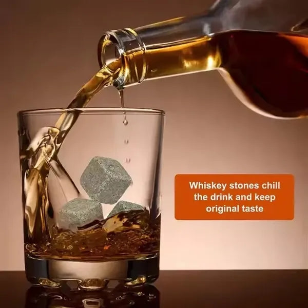 Whiskey Glass Set With Wooden Gift Box