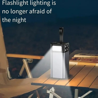 20000mAh Power Bank with Cable Emergency Light